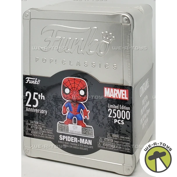 Funko POP Classics Marvel Spider-Man 25th Anniversary Bobble Head Figure