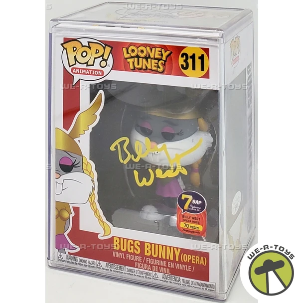 Funko POP Animation Looney Tunes Bugs Bunny Opera 311 Figure Signed Billy West