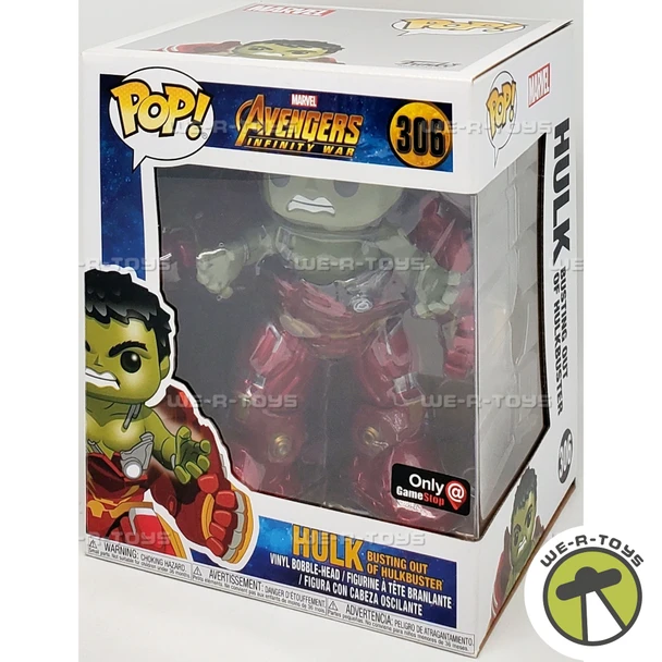 Funko POP Marvel Avengers Infinity War Hulk Busting Out of Hulkbuster 306 Figure