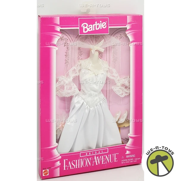 Barbie Fashion Avenue Bridal Gown Fashion Set 1996 Mattel 15897
