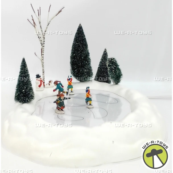 Department 56 Village Animated Skating Pond Village Accessories 522299
