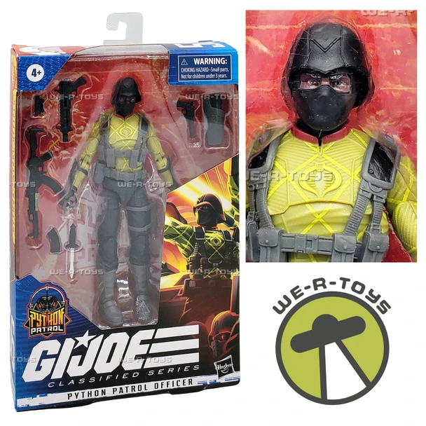 G.I. Joe Classified Series Python Patrol Officer Action Figure 2022 Hasbro F4758