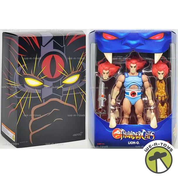 ULTIMATES! Thundercats Lion-O with LED Eyes Action Figure Super7
