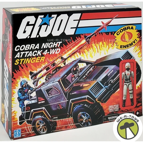 G.I. Joe Cobra Night Attack 4-WD Stinger Vehicle 2022 Hasbro F4921