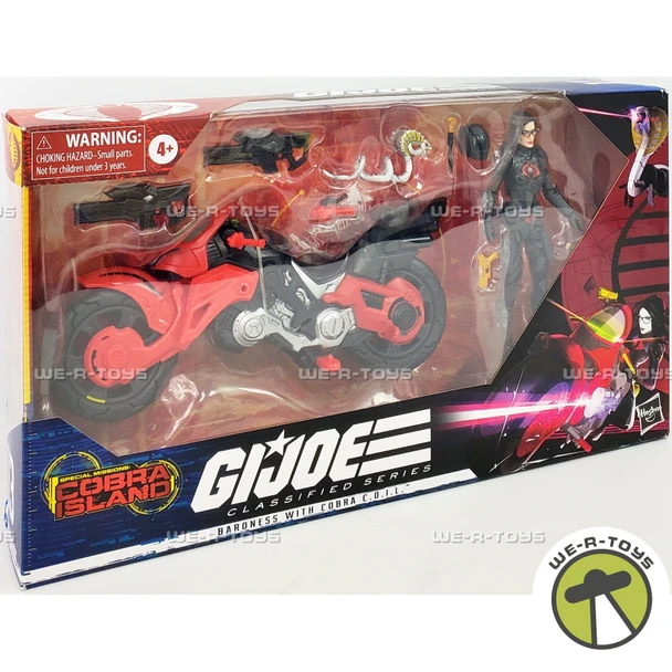 G.I. Joe Classified Series Baroness with Cobra C.O.I.L. Figure and Vehicle F0117
