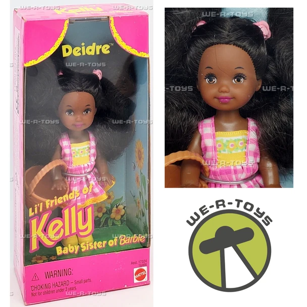 Deidre Li'l Friends of Kelly Baby Sister of Barbie Doll 1996 Mattel 16466