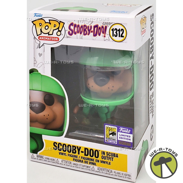 Funko POP Animation Scooby-Doo in Scuba Outfit 1312 Vinyl Figure