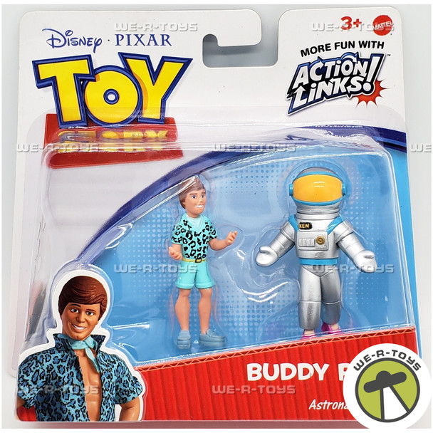 Disney Pixar Toy Story Buddy Pack Ken and Astronaut Barbie Figures Mattel V4969