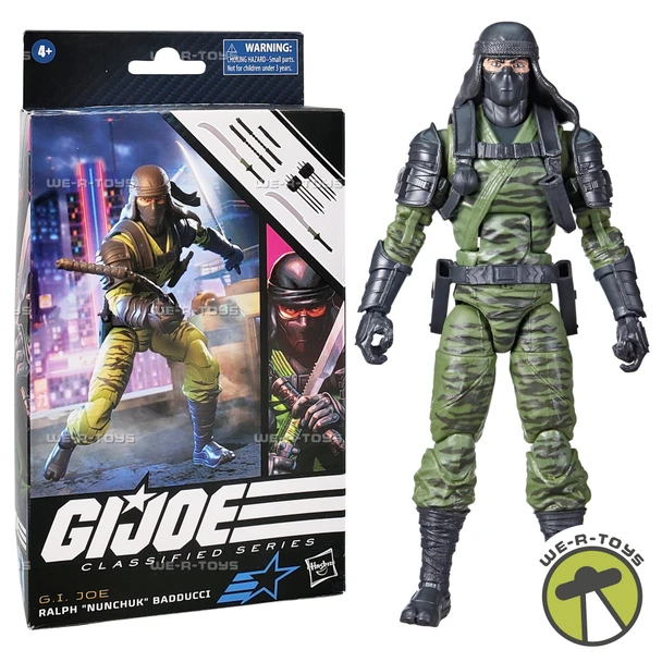 G.I. Joe Classified Series 80 Ralph Nunchuk Badducci Action Figure Hasbro F7729