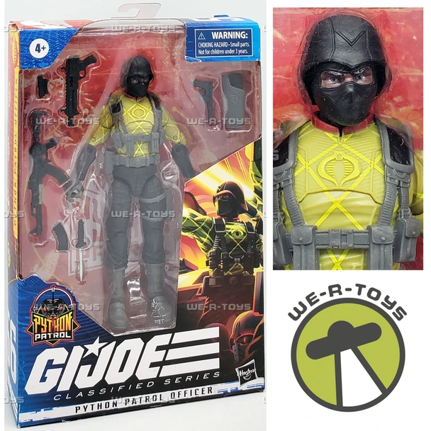 G.I. Joe Classified Series 56 Python Patrol Officer Action Figure Hasbro F4758