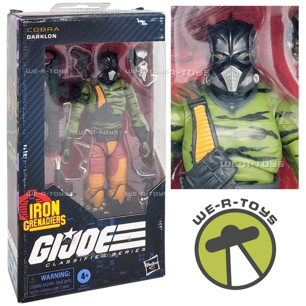 G.I. Joe Classified Series 155 Iron Grenadiers Cobra Darklon Action Figure G1071