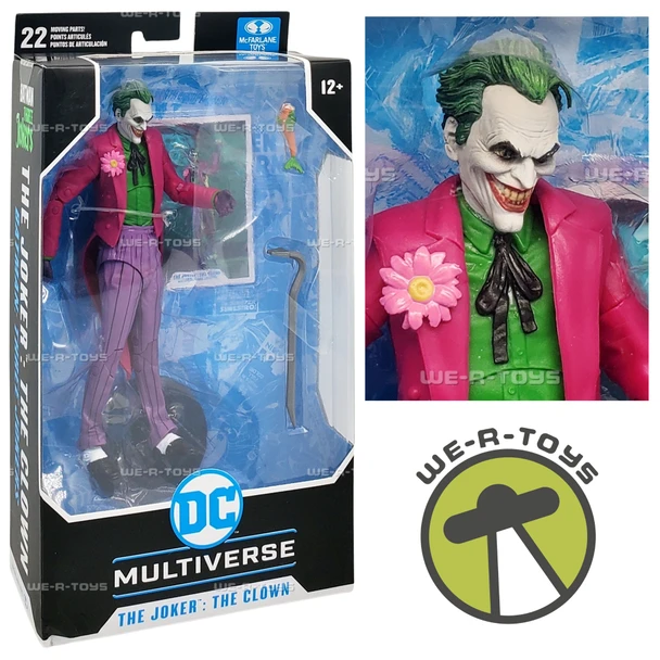 DC Multiverse Batman Three Jokers The Joker The Clown Action Figure McFarlane