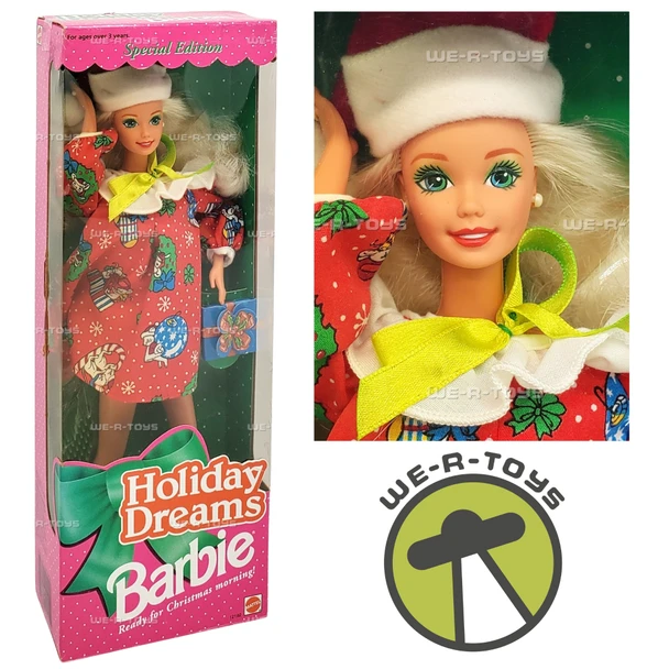 Holiday Dreams Barbie Doll 1994 Mattel 12192
