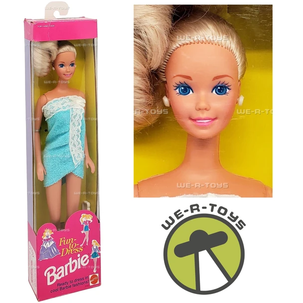 Fun to Dress Barbie Doll Blonde 1992 Mattel 3240