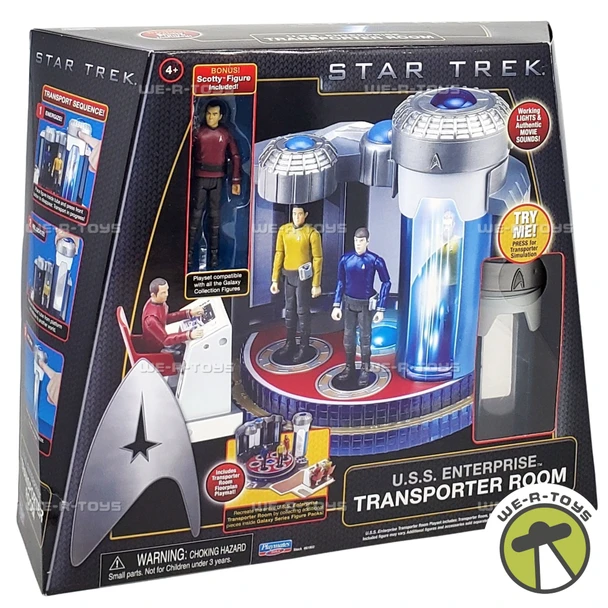 Star Trek U.S.S. Enterprise Transporter Room Playset and Scotty Figure Playmates