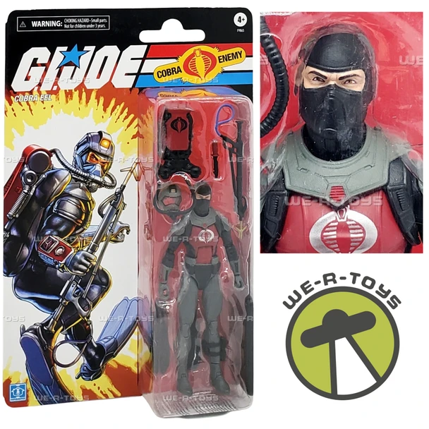 G.I. Joe Cobra Eel Action Figure 2024 Hasbro F9865
