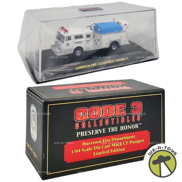 Harrison Fire Department Engine 11 Mack CF Pumper Die Cast Code 3