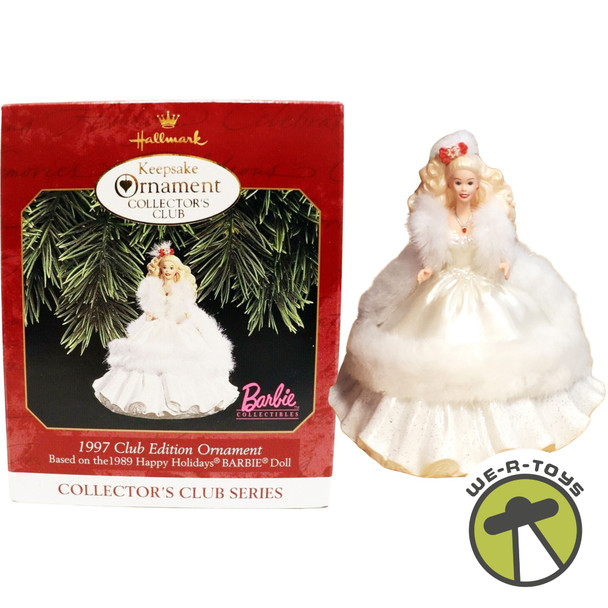 Happy Holidays Barbie 2nd in Series 1997 Hallmark Ornament QXC5162