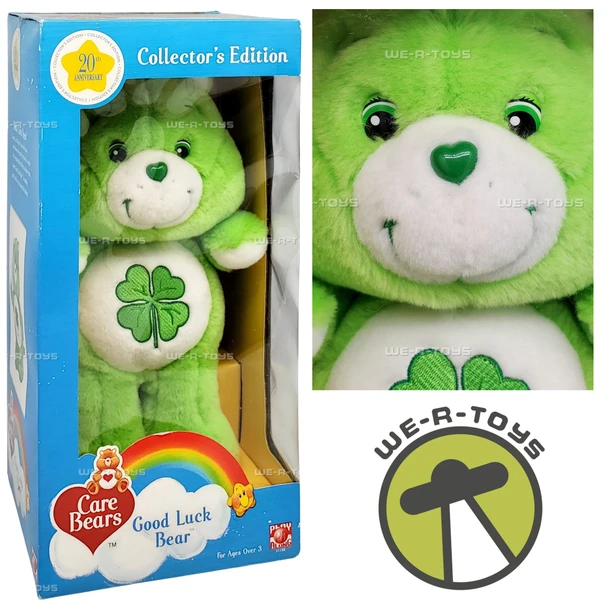 Care Bears Good Luck Bear 20th Anniversary Collector's Edition Plush 31160