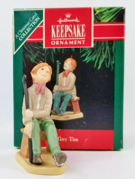 Hallmark Keepsake Ornament Tiny Tim A Christmas Carol Collection 1991 NEW