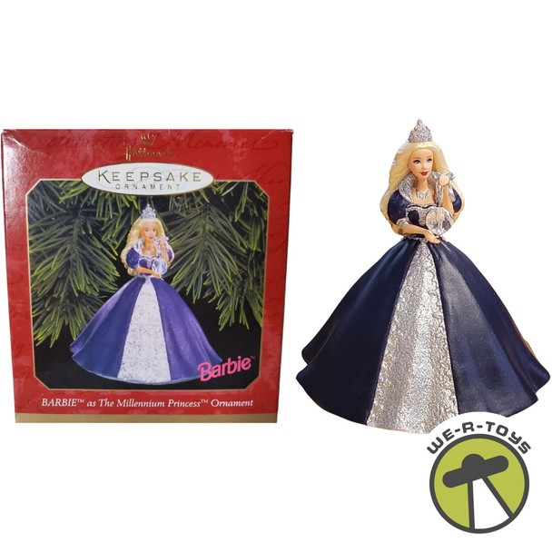 1999 Millennium Princess Barbie Hallmark Keepsake Ornament