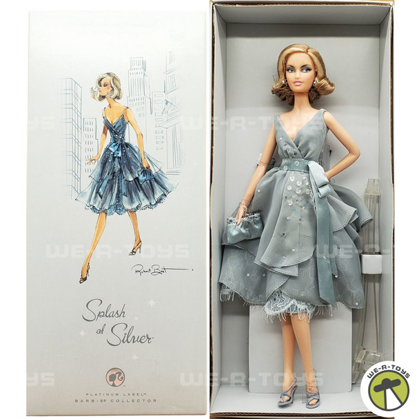 Splash of Silver Barbie Doll Platinum Label 2009 Fan Club Exclusive Mattel P4752