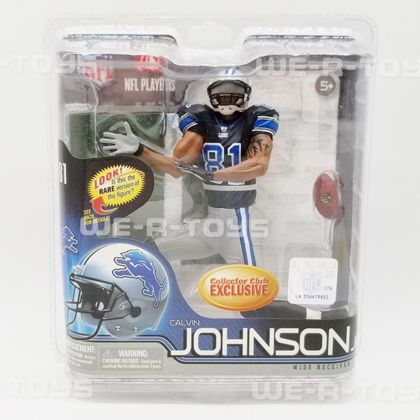 Calvin Johnson Jr. Action Figure NFL Lions McFarlane SportsPicks Series 30 NRFP