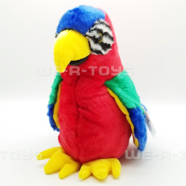 Ty Beanie Buddies Jabber the Parrot Plush Beanie Buddy New w/ Hang Tag