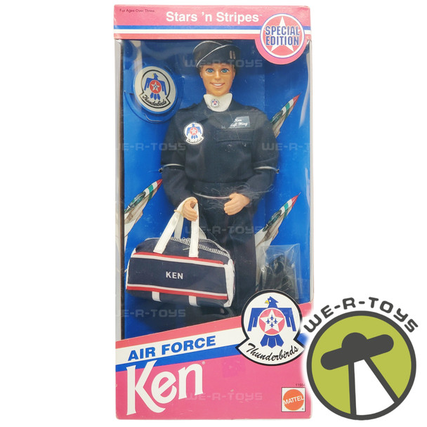 Barbie Stars 'n Stripes Air Force Thunderbirds Ken Doll 1993 Mattel 11554 NEW