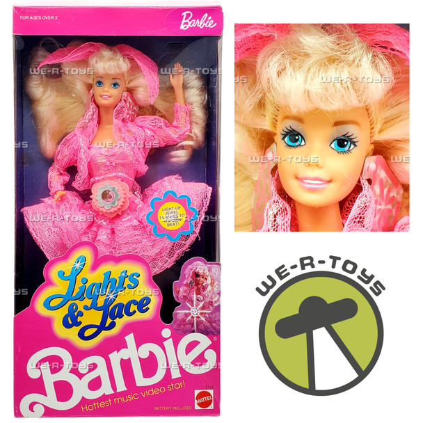 Lights & Lace Barbie Doll 1990 Mattel 9725