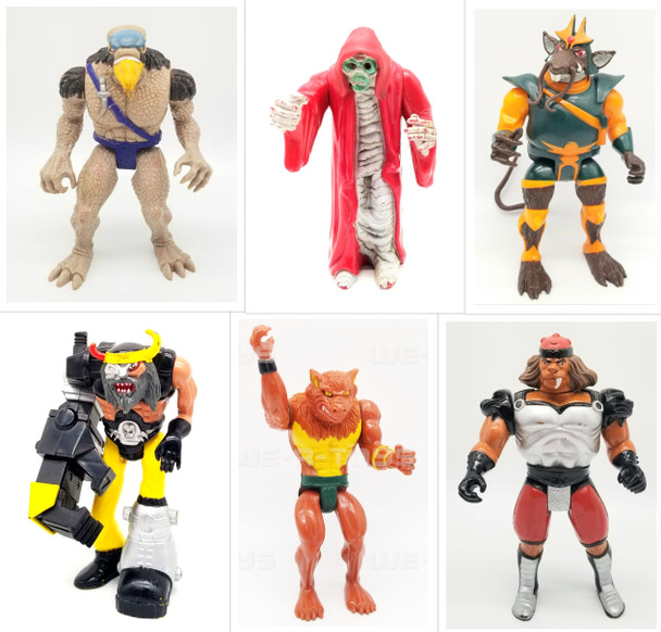 Vintage Thundercats Villains Lot of 5 Action Figures Telepix LJN Toys USED