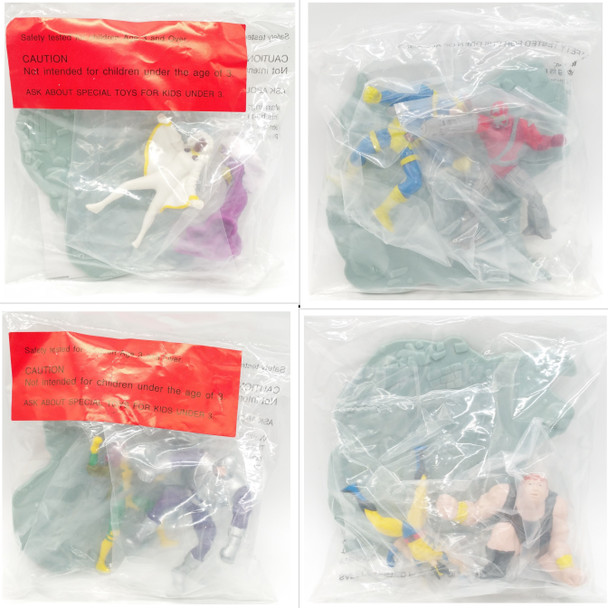 Lot of 4 Hardee's Marvel X-Men Toys NRFP