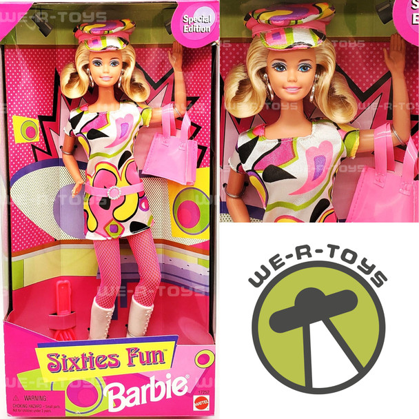 Sixties Fun Barbie Doll Special Edition Blonde 1997 Mattel 17252 NRFB