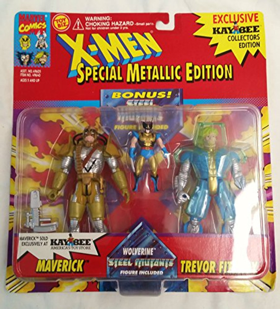 X-Men Special Metallic Edition Maverick-Wolverine-Trevor Fitzroy Action Figure