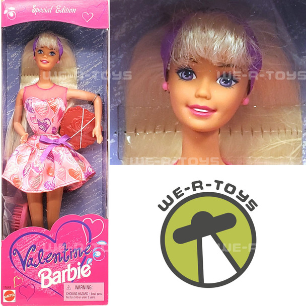 1997 Valentine Barbie Doll Special Edition Mattel 17649