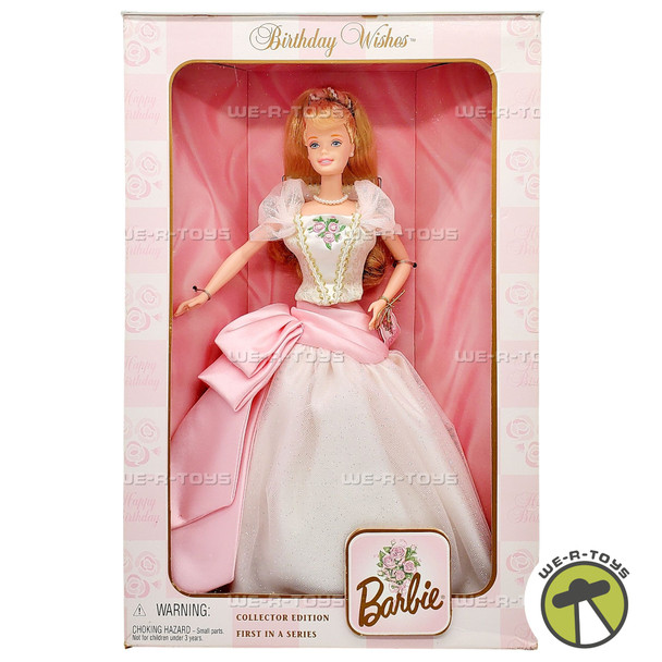 Birthday Wishes Barbie Doll Collector Edition 1998 Mattel 21128