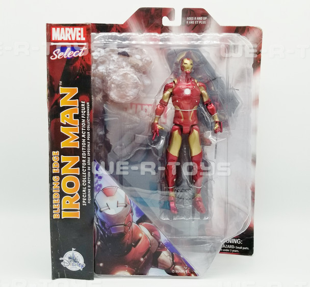 Marvel Select Iron Man Bleeding Edge Action Figure Disney Store Special Edition