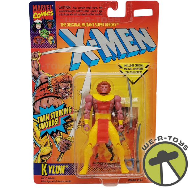 Marvel X-Men Kylun Action Figure Twin Striking Swords 1994 Toy Biz 19363 NRFP