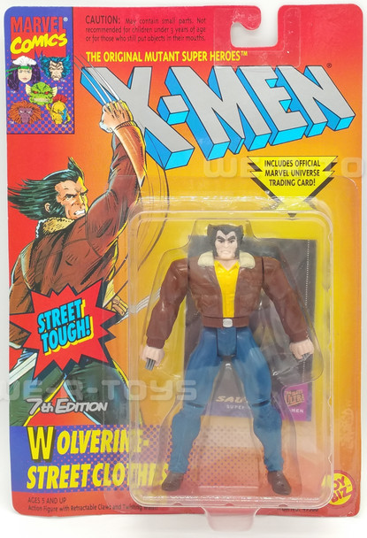 Marvel Comics X-Men Wolverine Street Clothes Figures 7th Edition Toy Biz 1994