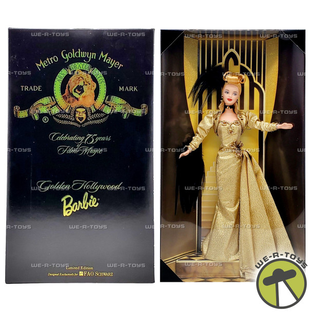 MGM Golden Hollywood Barbie Doll FAO Schwarz Exclusive Limited Edition Mattel