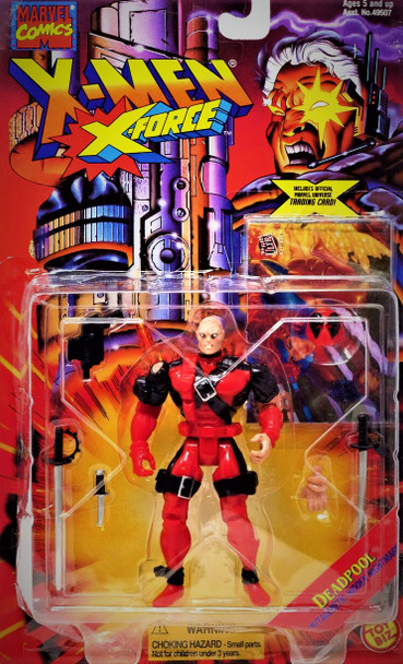 1995 Toy Biz X Men X Force Deadpool Action Figure Mutagenetic Hidden Nightmare