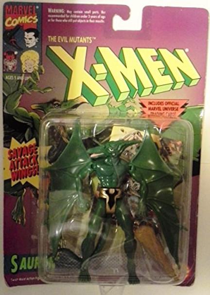 X-Men The Evil Mutants 6" Sauron Action Figure Savage Attack Wings Toy Biz 1993