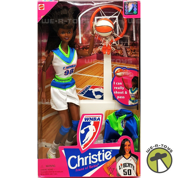 WNBA Basketball Christie Friend of Barbie Doll 1998 Mattel No. 20206 NRFB