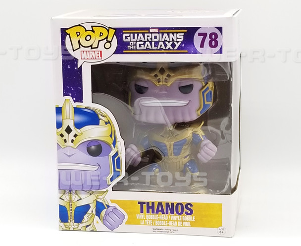 Marvel Thanos Funko Pop! Vinyl Bobble-Head Guardians of the Galaxy No. 78 NRFB