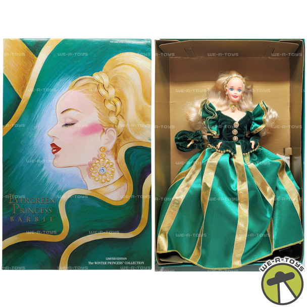 Evergreen Princess Barbie Doll Blonde Limited Edition Winter Princess Collection
