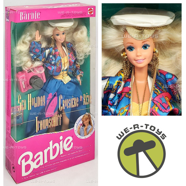 Barbie Sea Holiday Travel Blonde In Blue Doll Mattel 1992 No. 5471 Mattel NEW