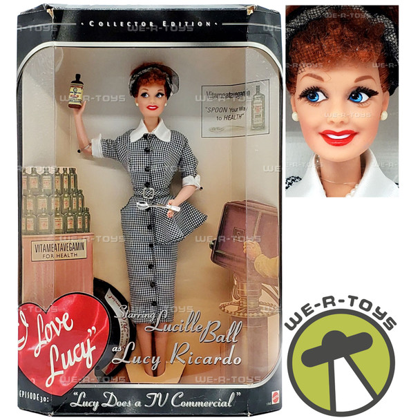 I Love Lucy Episode 30 Lucy Does a TV Commercial Doll 1997 Mattel 17645
