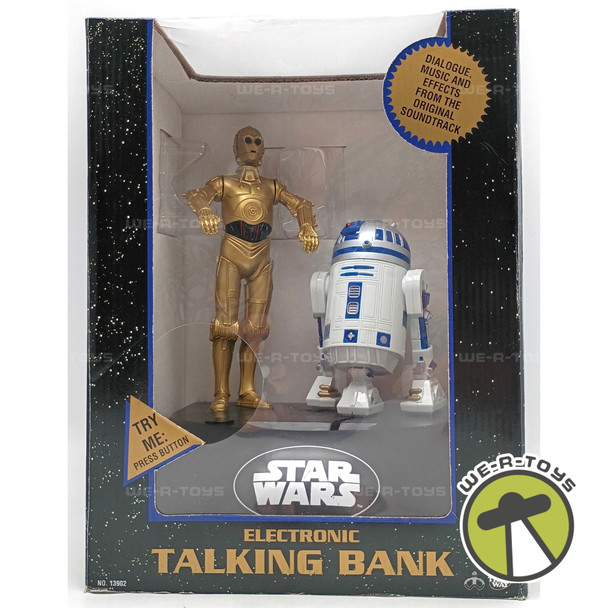Star Wars Electronic Talking Bank C3PO & R2-D2 Thinkway 1995 Item#13902