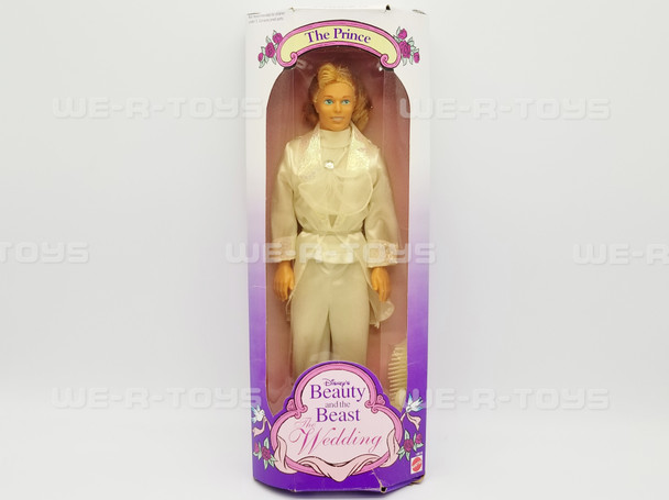 Disney's Beauty and the Beast The Prince The Wedding Doll 1993 Mattel 10910 NRFB