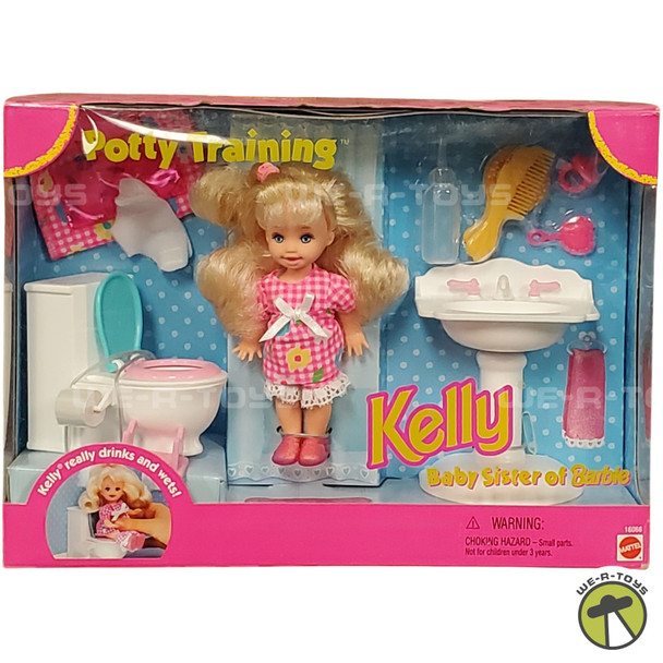 Potty Training Kelly Doll Baby Sister of Barbie 1996 Mattel #16066